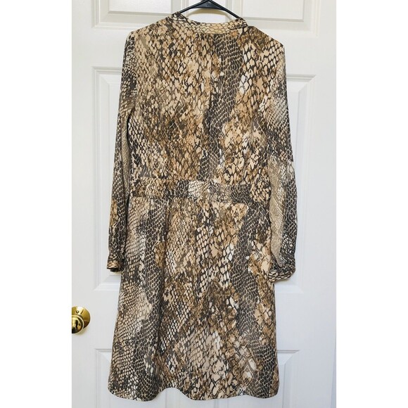 H&M Long Sleeve Animal Print Dress Size 10 Excellent Condition $ - Picture 2 of 8